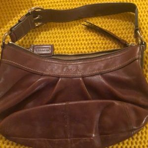 Brown Coach hobo purse
